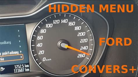 until you turn the the key in the second position 3. . Ford convers hidden menu